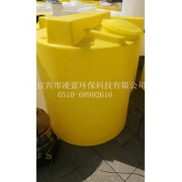厂家直销PE桶加药桶PACPAM白黄大药桶1000L搅拌桶